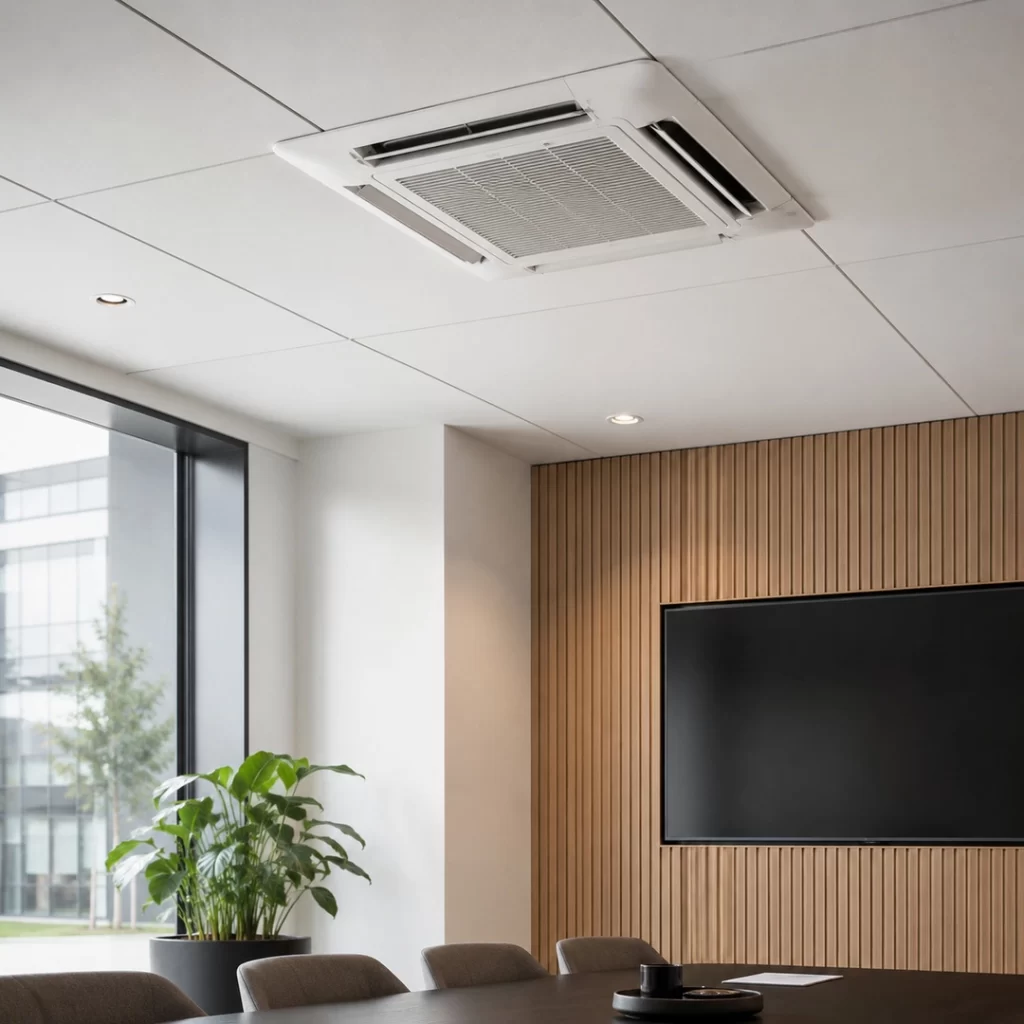 airco kantoor installatie moderne werkplek