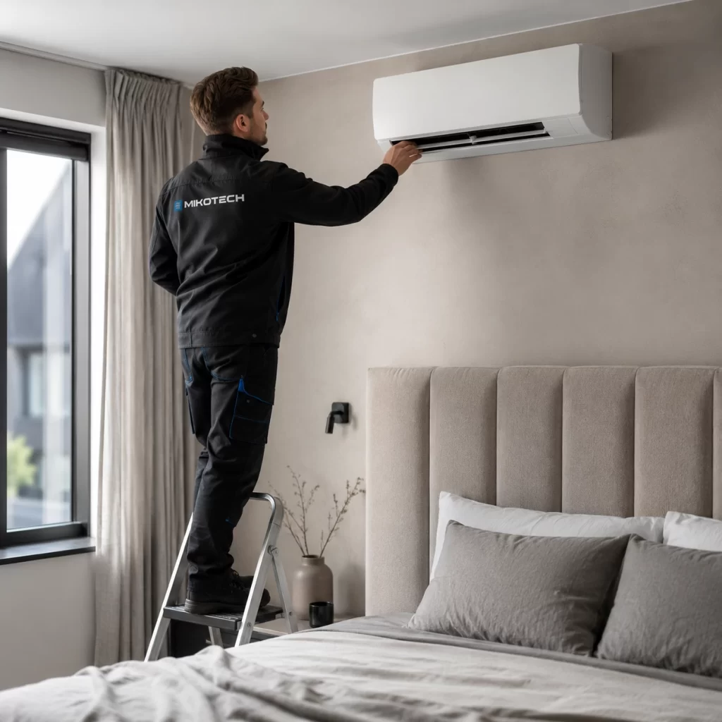 airco slaapkamer monteur controle mikotech