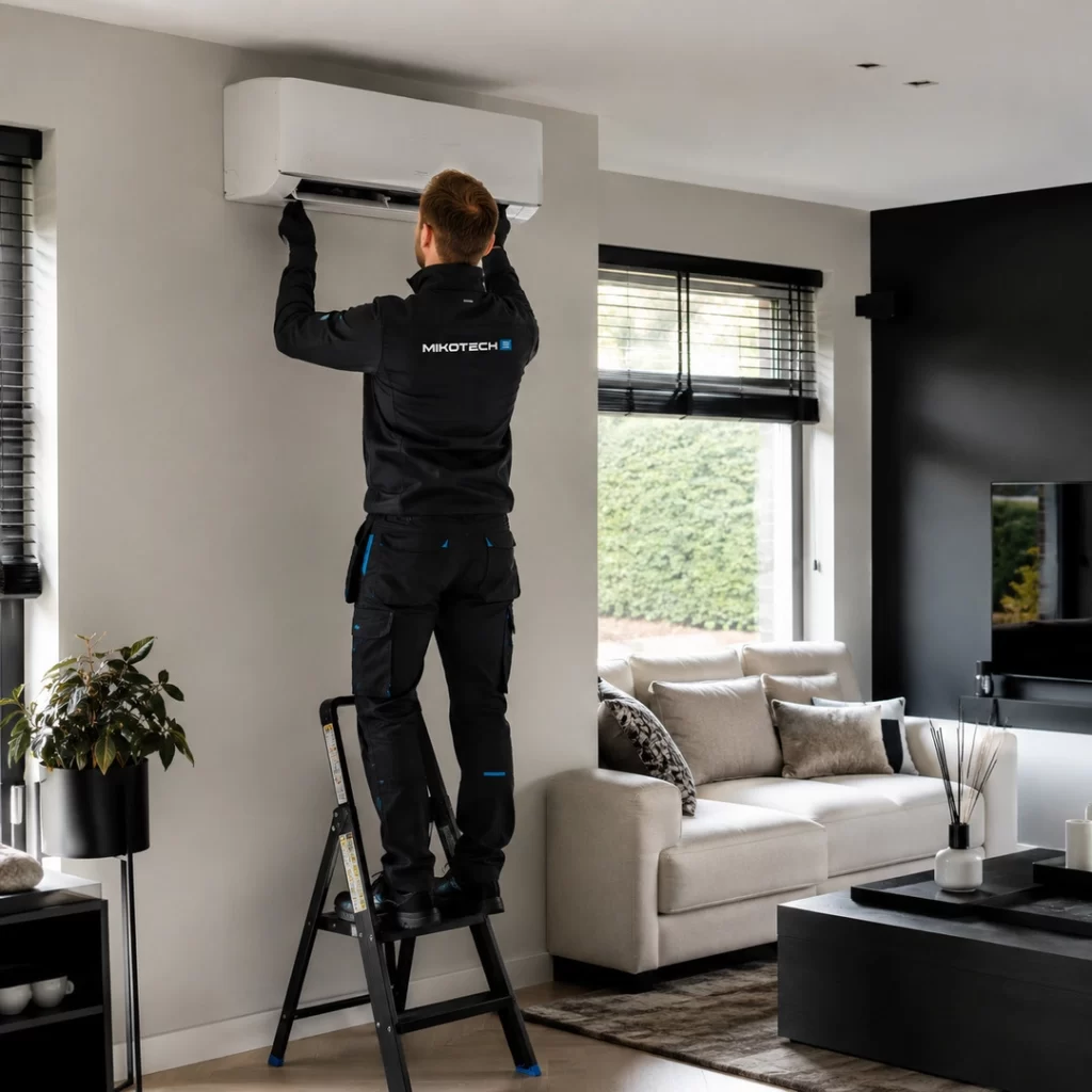 airco woning monteur controle woonkamer